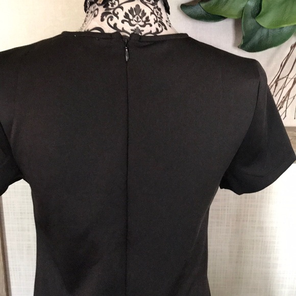 Tobi Mod Squad/Twiggy W/Pockets Black Dress - Picture 6 of 8